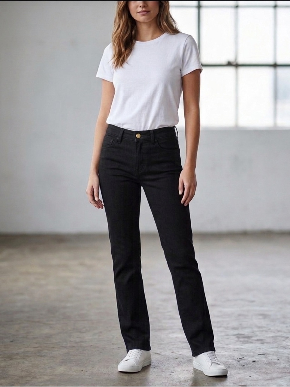 Miss Edwin x Japan Black Straight Leg Jeans Size 30. ME9003 .